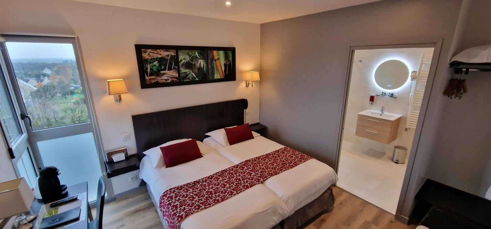 Guer Hotel Le Bellevue מראה חיצוני תמונה